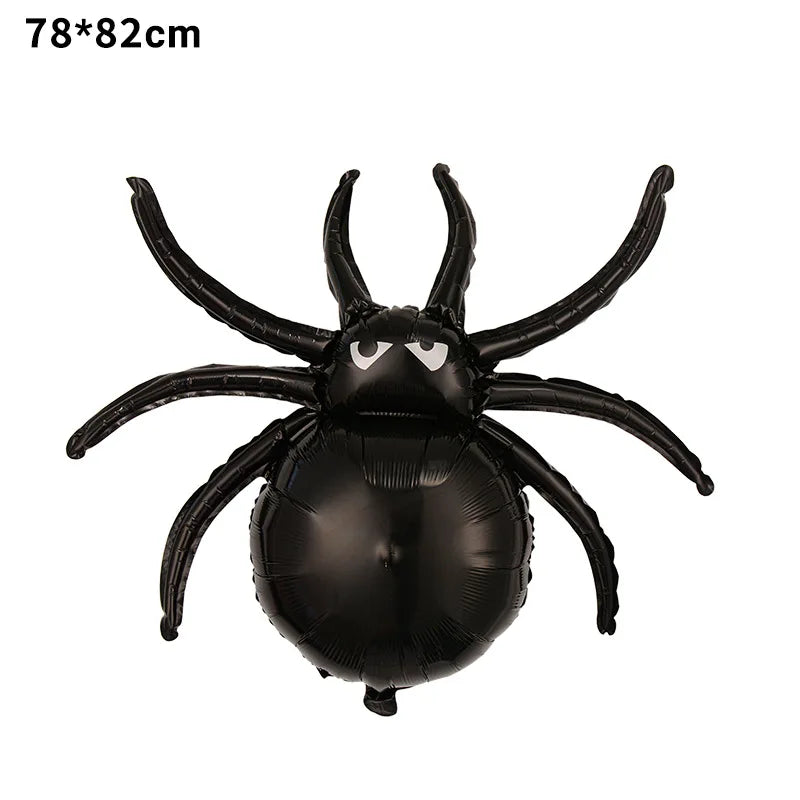 Halloween Balloon Decoration Halloween Black Spider Balloon Giant Skull Skeleton Balloon