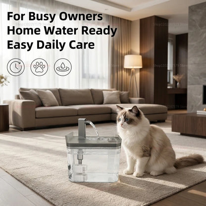 Cat Water Fountain Auto Filter USB Pet Drinking Dispenser