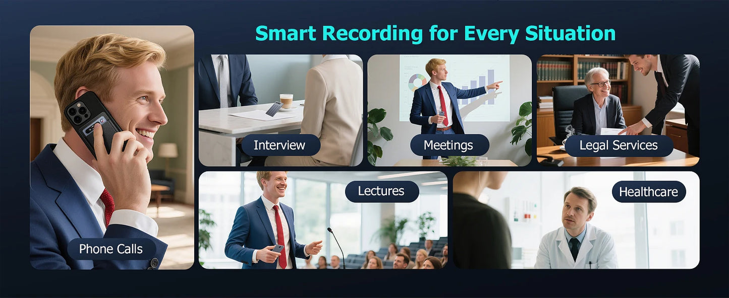 AI Voice Recorder with App Control Utilizing Advanced AI