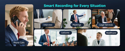 AI Voice Recorder with App Control Utilizing Advanced AI
