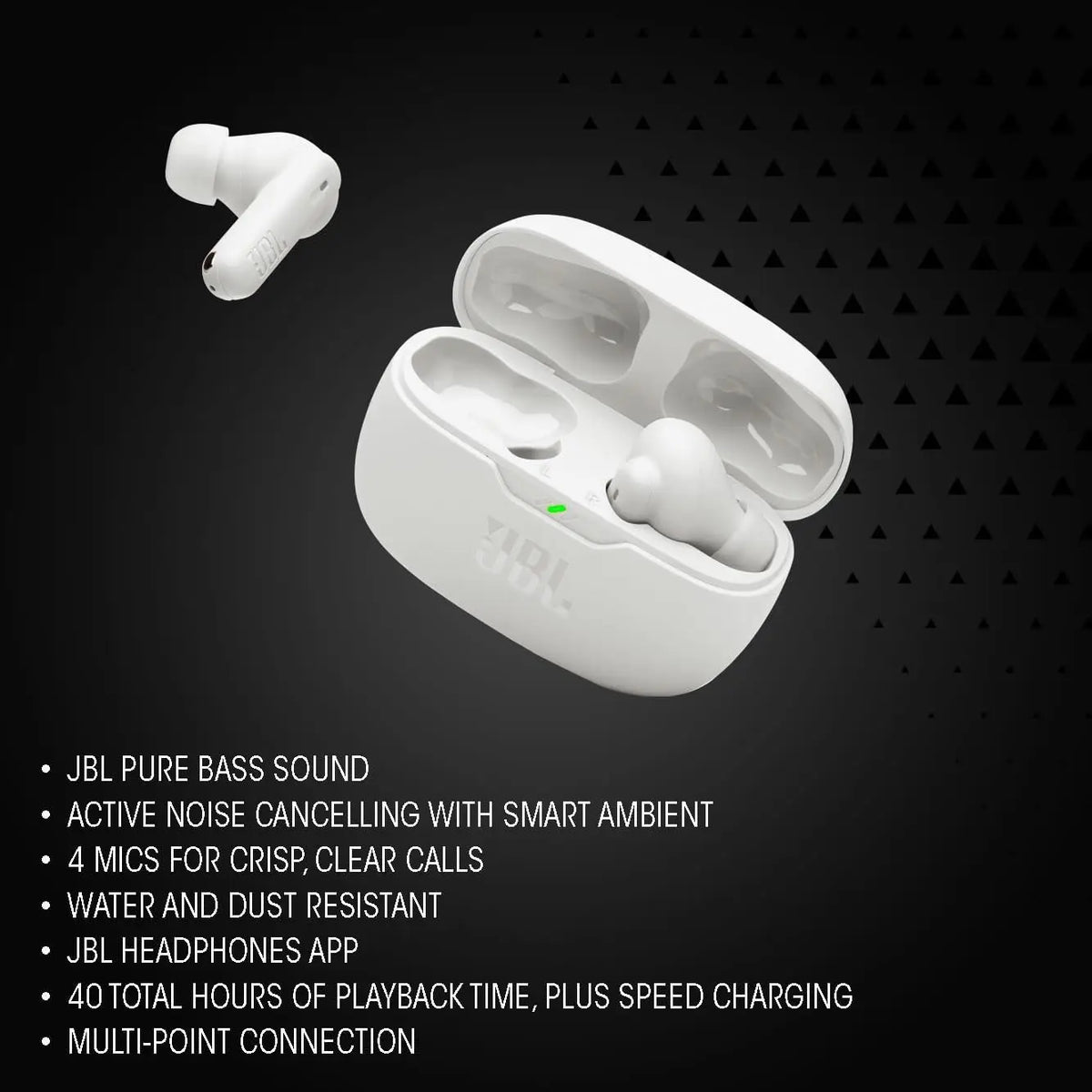JBL WAVE BEAM 2 Original Authentic Wireless Bluetooth Headphones