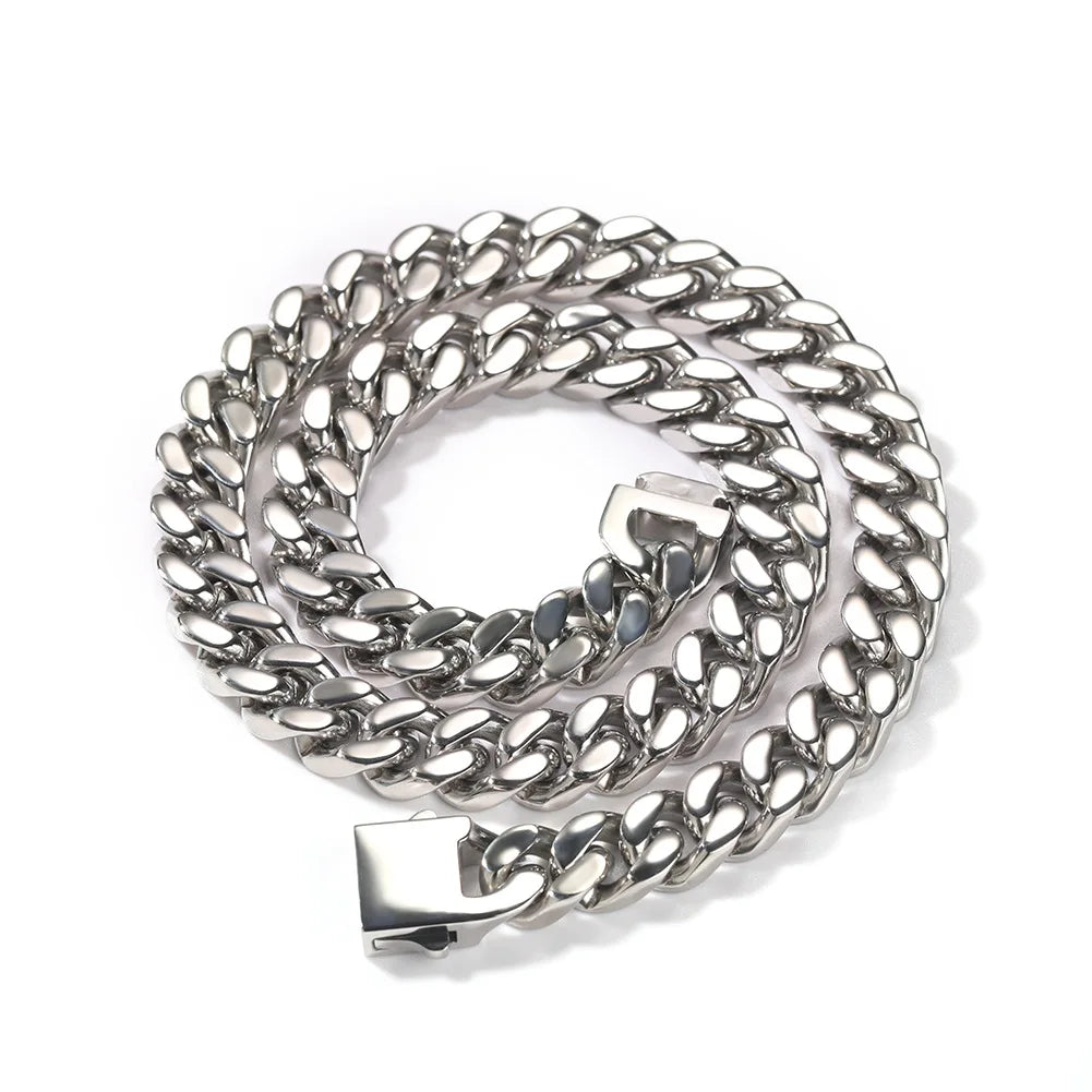 316 Stainless Steel Plated 18k Gold Fashion Hip Hop Bracelet