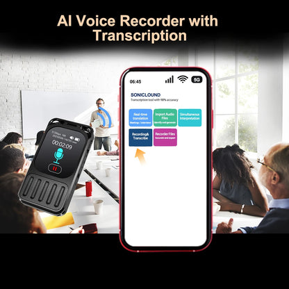 Vandlion V78AI Touch Screen Voice Recorder Digital Translator