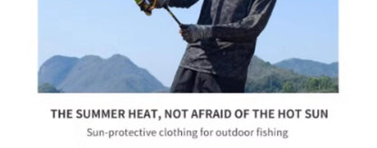Men's Summer Outdoor Cycling Fiing Sun Protection Ice Silk