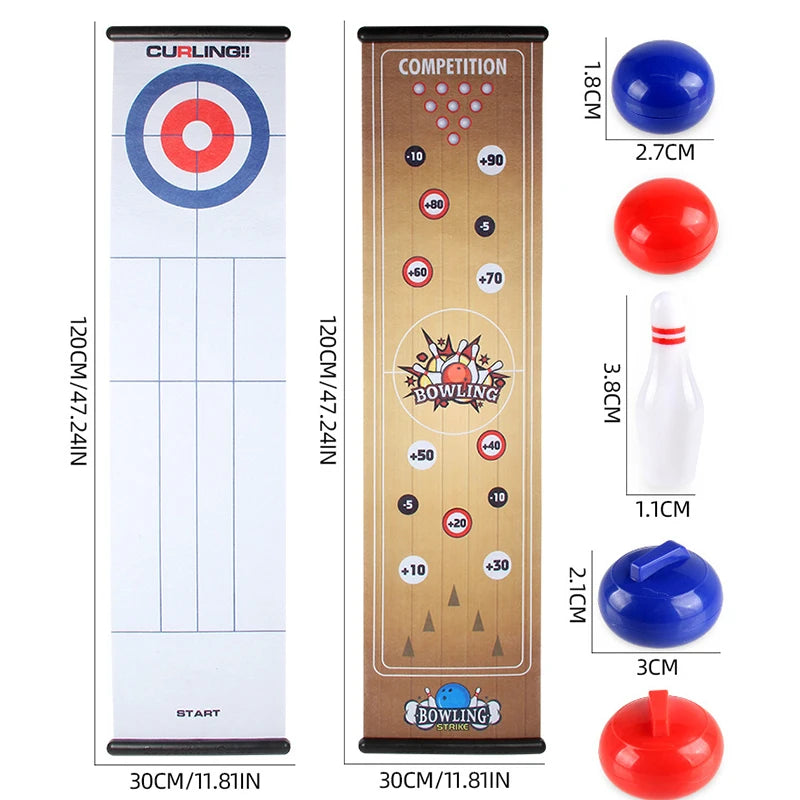Children Interactive Social Curling Soccer Board Games Bowling