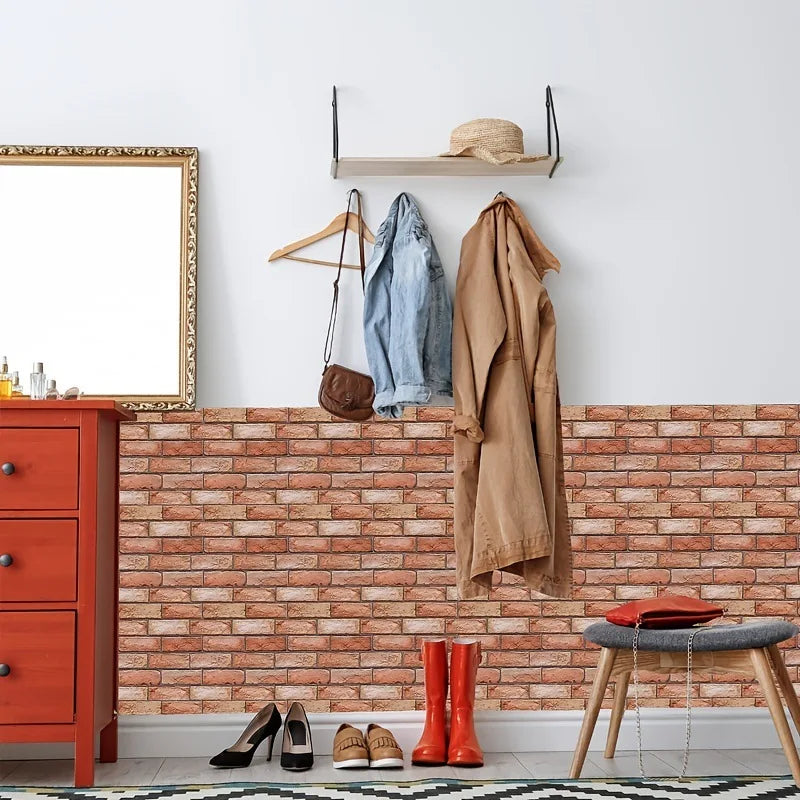 10Pcs 3D Wall Stickers PVC Self-adhesive Wallpapers