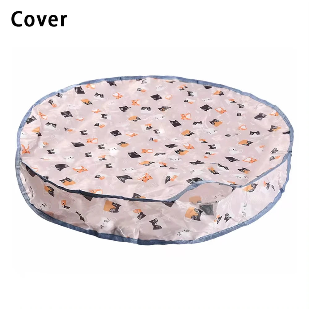 Smart Interactive Cat Toys Ball Fast Rolling in Pouch Hide and Seek