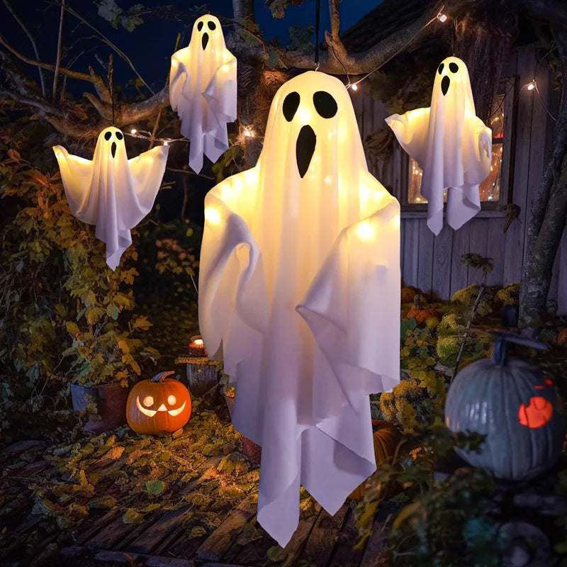 2026 LED Glow Ghost Party Halloween Decoration for Home Indoor Outdoor