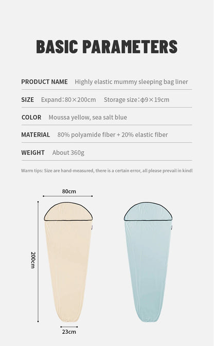 Sleeping Bag Liner Ultralight High Elastic Sleeping Bag