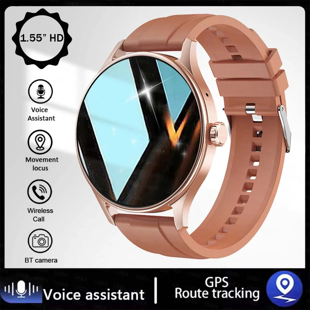 Fashion Smart Watch Plus 1.55 HD For Men And Women