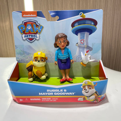 Original Paw Patrol Mayor Goodway Figure Set Children Toy