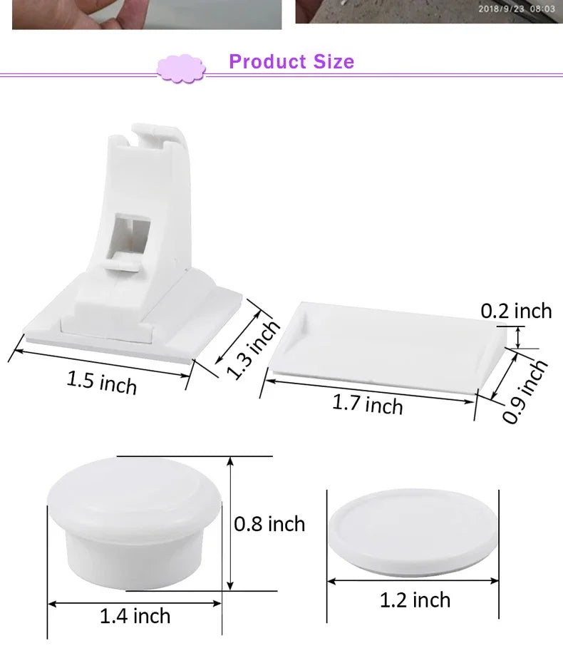 Baby Safety Lock Invisible Lock Kids Security  Protection