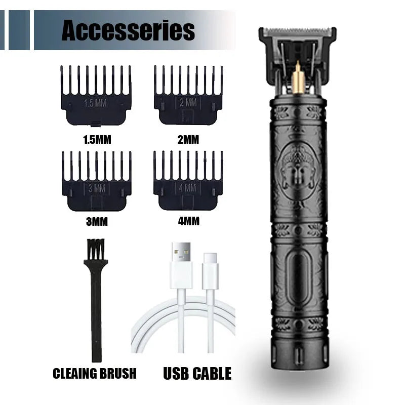 T9 Electric Hair Trimmer/Accessories | USB Professional Shaver
