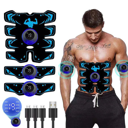 USB Rechargeable EMS Muscle Stimulator ABS Arm 3 IN 1 Trainer