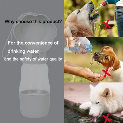 Large Dog Water Bottle For Small Big Dogs Portable Travel Feeder