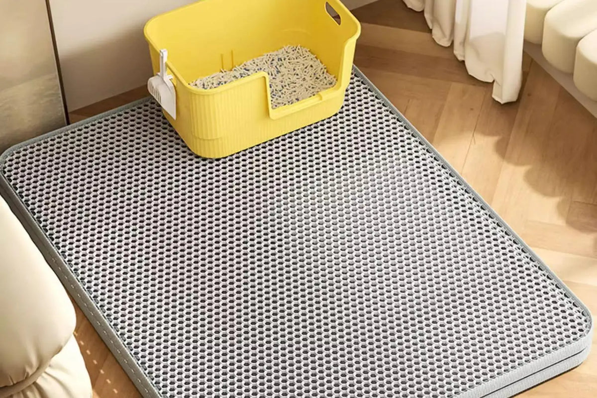 Extra Large Cat Litter Mat Heavy Duty Waterproof 2 Layer
