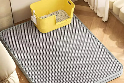 Extra Large Cat Litter Mat Heavy Duty Waterproof 2 Layer
