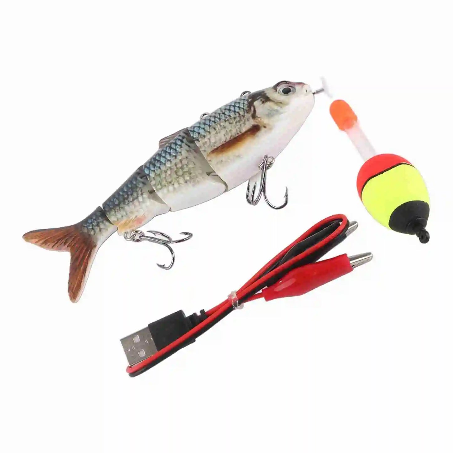 Robotic Swimming Lure Multi Jointed Rechargeable Electric Fishing Lure