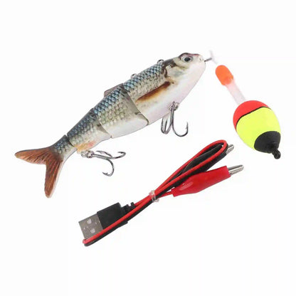 Robotic Swimming Lure Multi Jointed Rechargeable Electric Fishing Lure