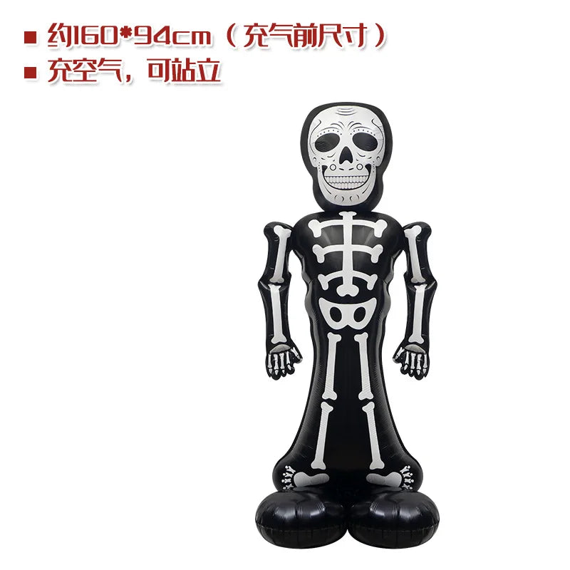 Halloween Inflatable Ghost Tree Balloons Pumpkins Mummy Miko