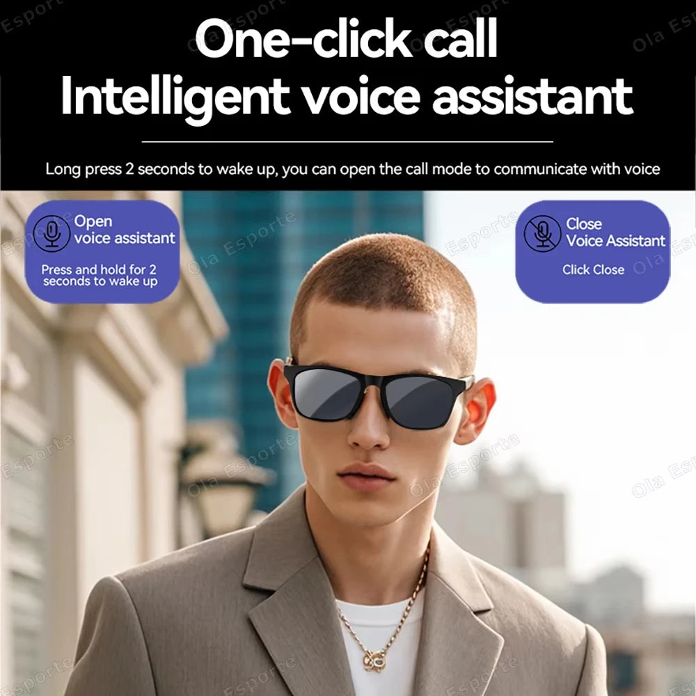 Lenovo AI Smart Wireless Glasses Bluetooth Sunglasses