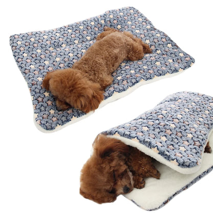 Thicken Flannel Mat Pet Beds Mats Dog Bed Sleeping Mat