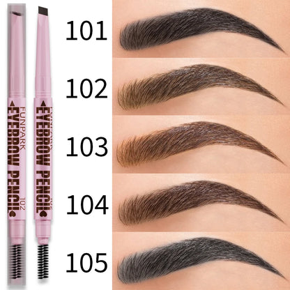 2 in 1 Professional Eyebrow Pencil Eye Makeup for Women