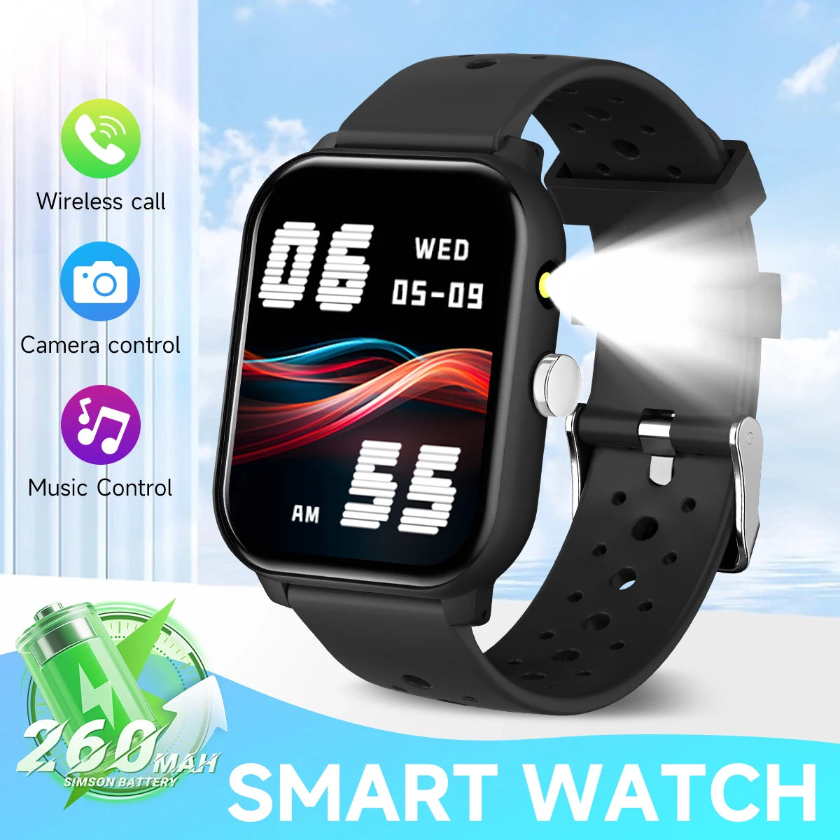 New Game Smart Watch 1.83'' Bluetooth Call Sports Mode