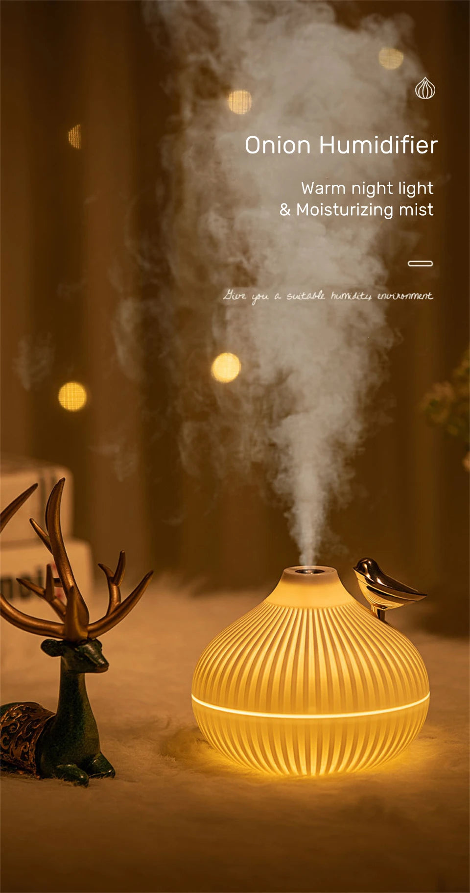 USB Air Humidifier Mini Water Aroma Diffuser