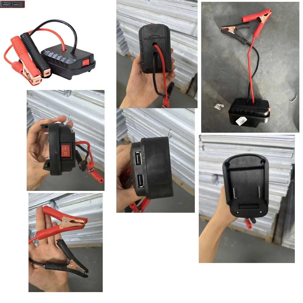 Car Lithium Battery Converter Charger Clip