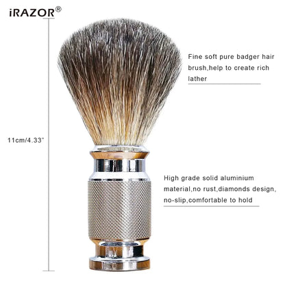 Honey Pure Badger Hair Shaving Brush Classic Hand-Crafted
