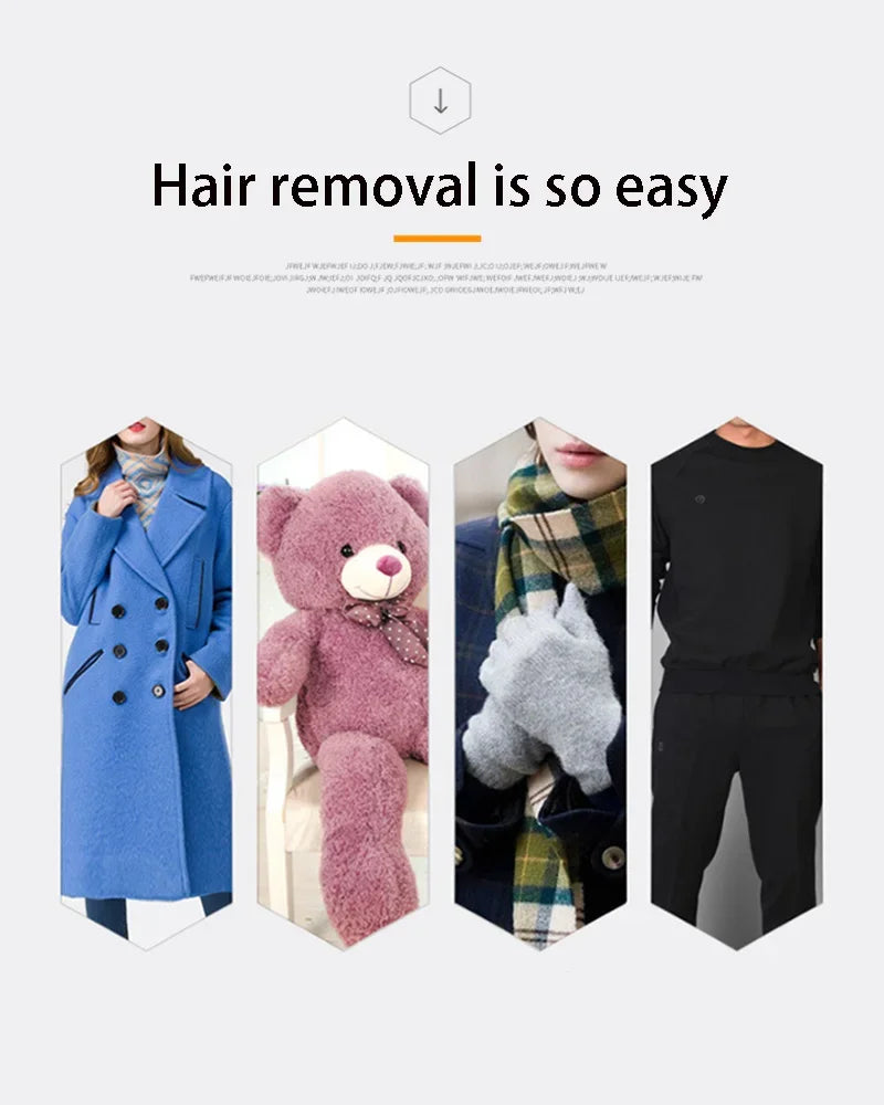 Lint remover pellet scraper for clothes pet hair cleaning roller