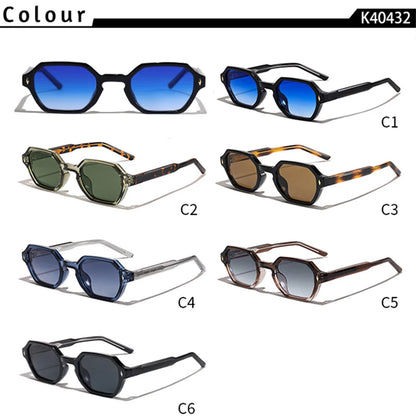 Punk Polygonal Men Sunglasses Personalized Design Square