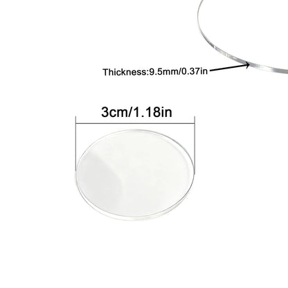 Clear Round Acrylic Sheets Transparent Plexiglass Discs