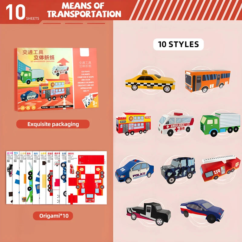 10/36/37 Sheets Origami Kit DIY Origami Paper Art Craft