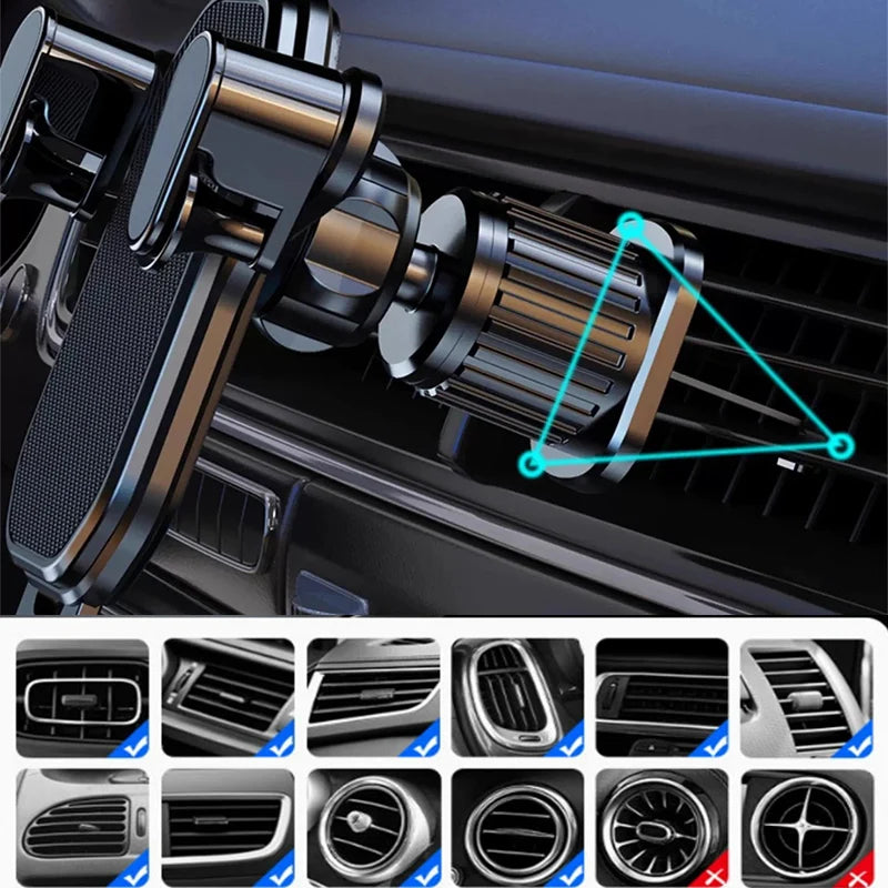 Gravity Car Phone Holder for 4.7-7 inch Mobile Phone Car Air Vent
