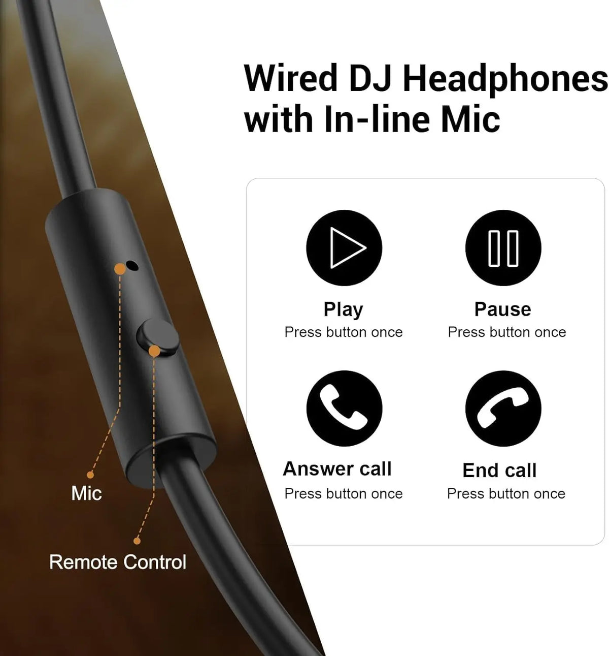 Oneodio Wired Headphones Professional Studio Headphones