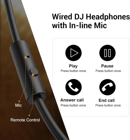 Oneodio Wired Headphones Professional Studio Headphones