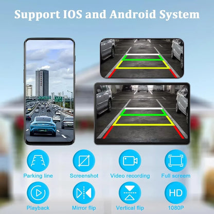 1080P WiFi Magnetic Solar Wireless Backup Camera