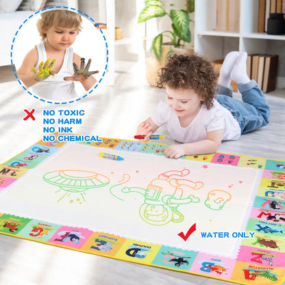 Magic Water Drawing Mat Coloring Doodle Painting Board