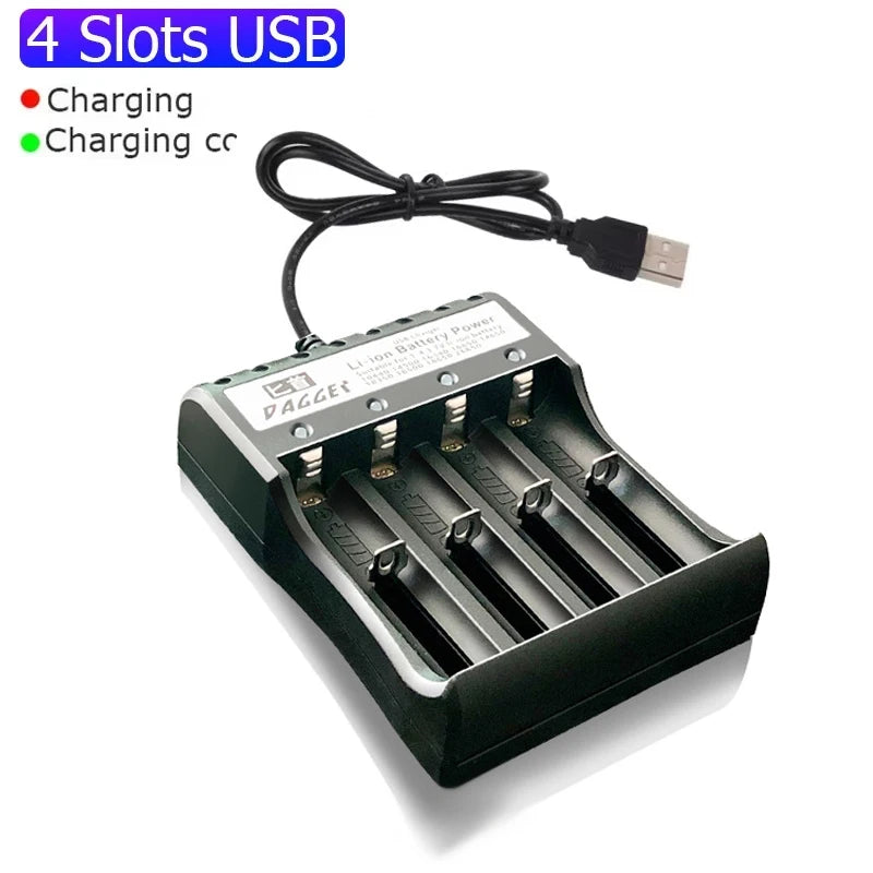 Battery Charger Rechargeable Lithium Battery USB Charger