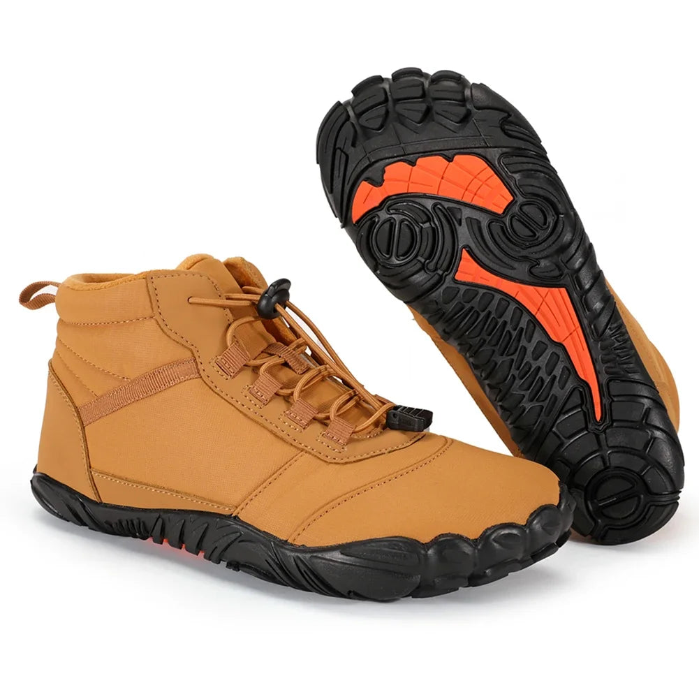 Men Plush Winter Boots Shoes Women Waterproof Snow Cotton Boots