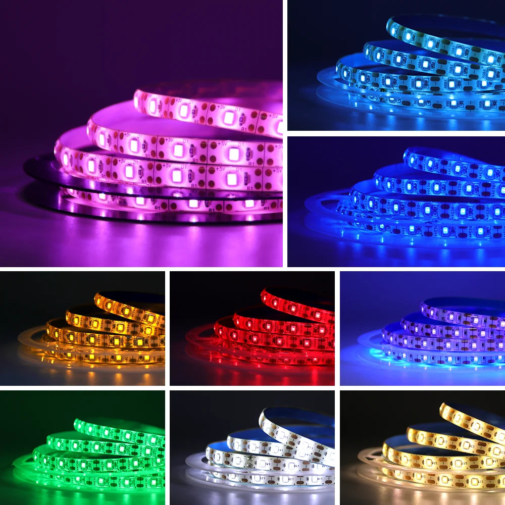 5V 2835 LED Strip Light 2835 60Leds/m Flexible Fita Led Tape