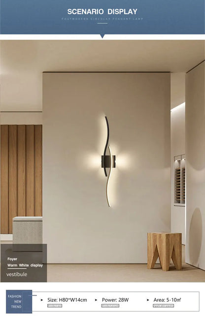 Indoor LED Wall Lights for Bedroom Bedside LED Wall Lamps