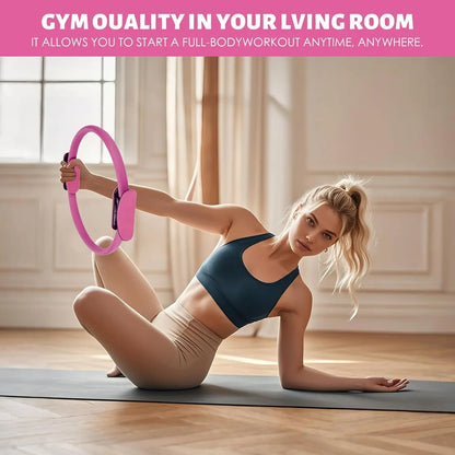 Pilates Basic Set Fitness Ball Elastic Stretch Belt