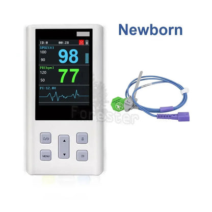 Port-able Pulse Oximeter  for Heart Rate and  Saturation