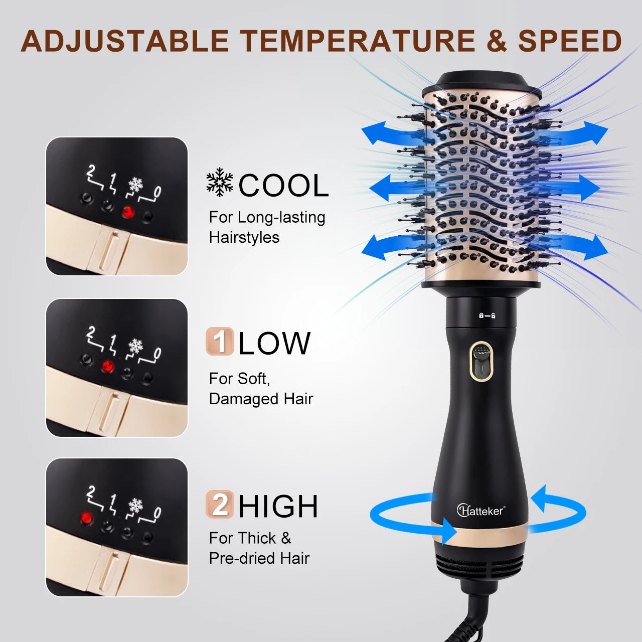 Ionic Hair Curler Straightener Professional Curling Wand