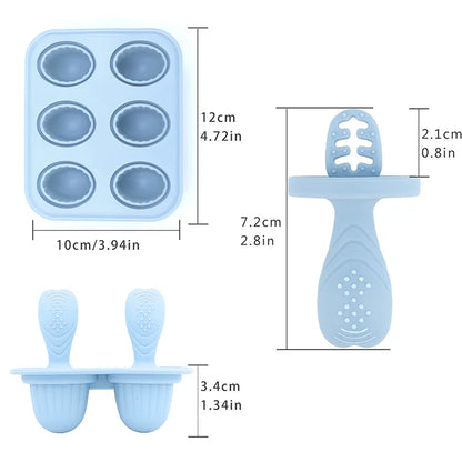 Cavity New Baby Teething Ice Cream Stick Mold Perfect