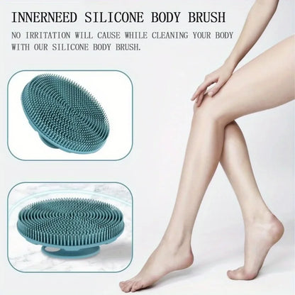 Soft Silicone Body Scrubber Shampoo Cleansing Brushes