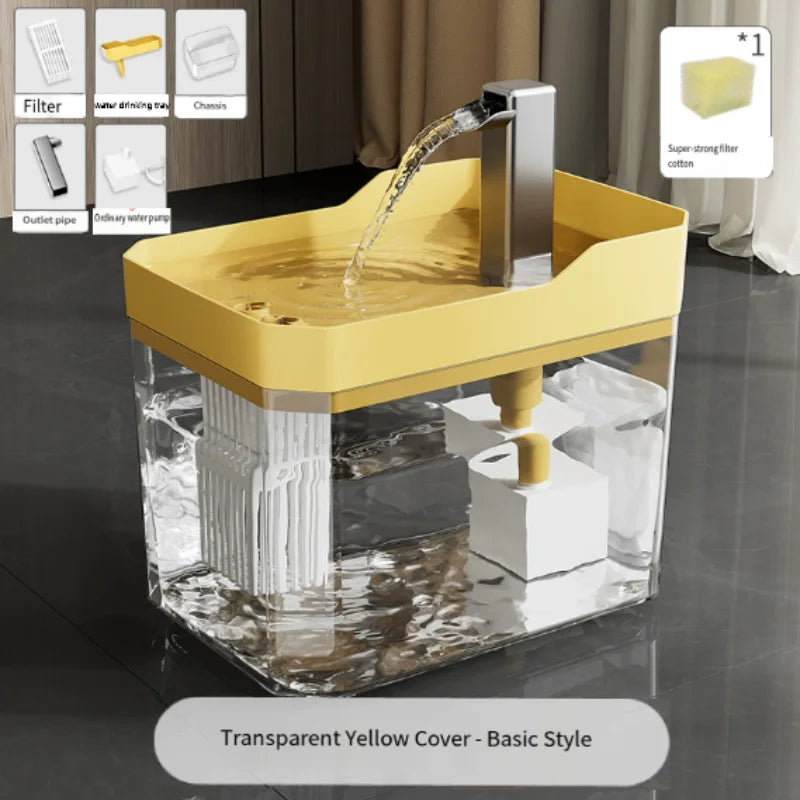 Cat Water Fountain Auto Filter USB Pet Drinking Dispenser